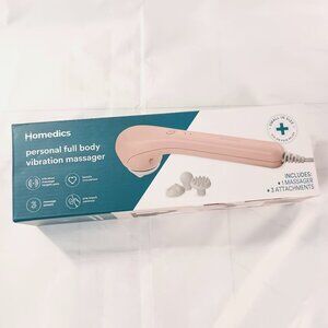 Homedics Full Body Vibration Massager NIB 3 Attachments New Never Used
